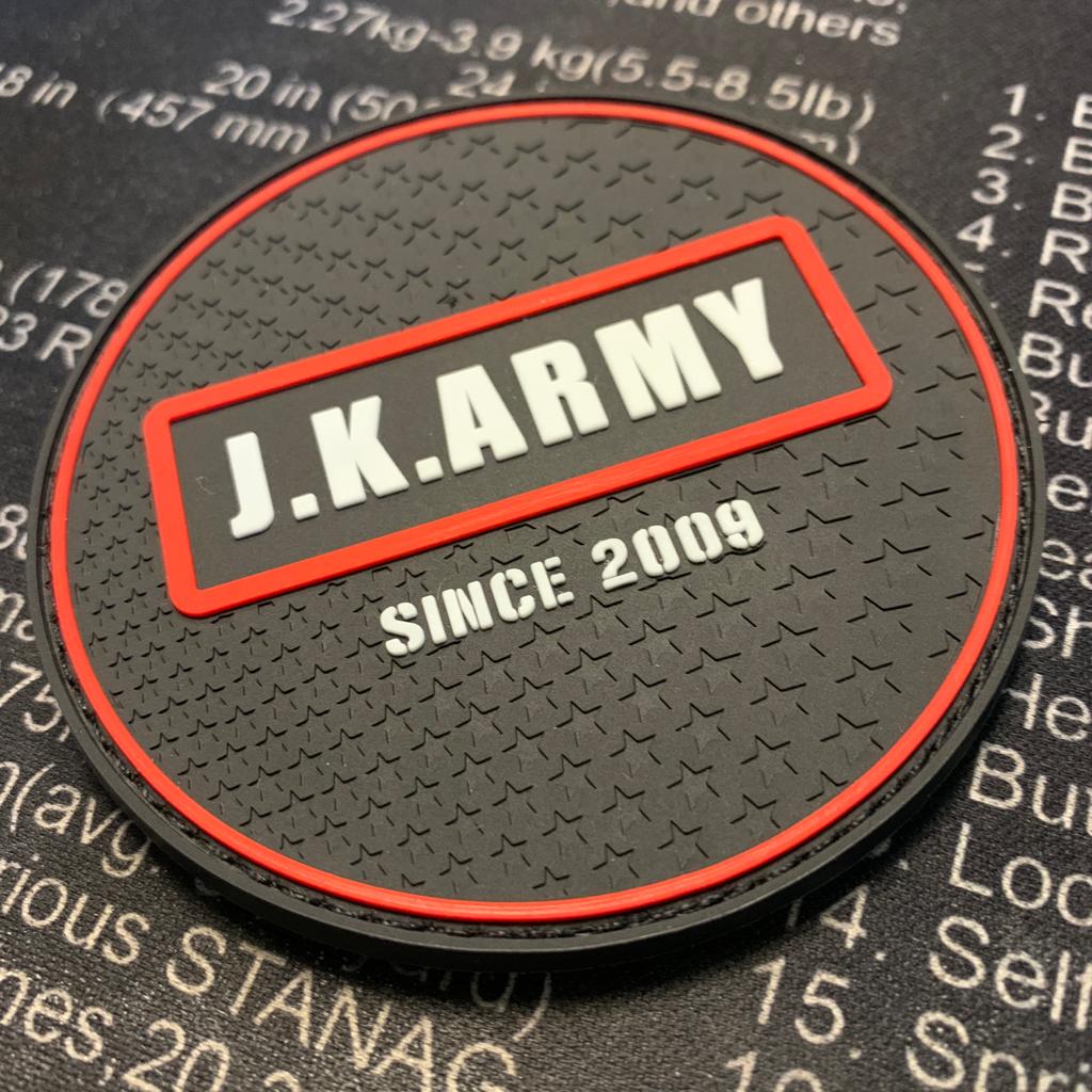 J.K.ARMY PVC Patch 80mm ( Limited Edition )