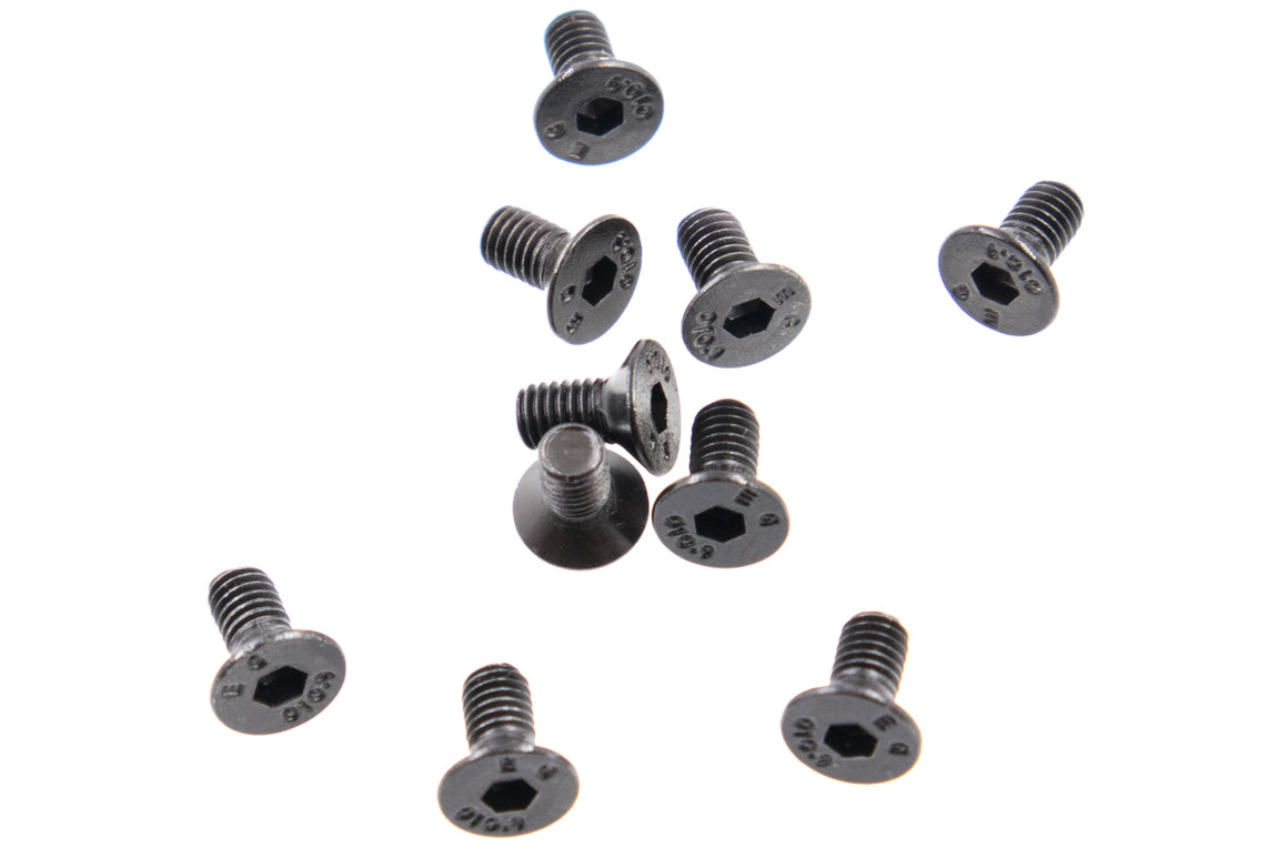 Flat / Countersunk Hexagon Socket Screw M3x6 Pack of 10pcs ( eg. RMR Special Screw )