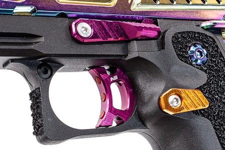 LA Capa & Nexxspeed Rainbow SpeedQB 4.3" COBRA Hi-Capa GBB Pistol Airsoft ( JKTG Custom Made )