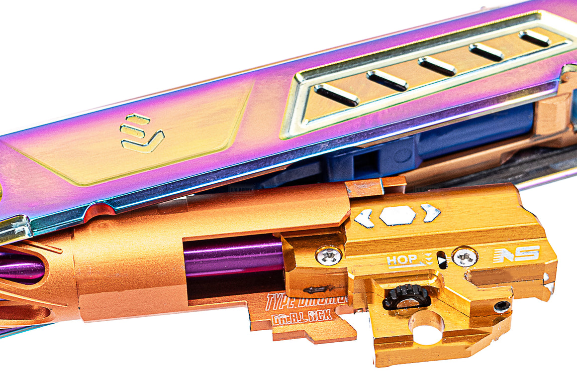 LA Capa & Nexxspeed Rainbow SpeedQB 4.3" COBRA Hi-Capa GBB Pistol Airsoft ( JKTG Custom Made )