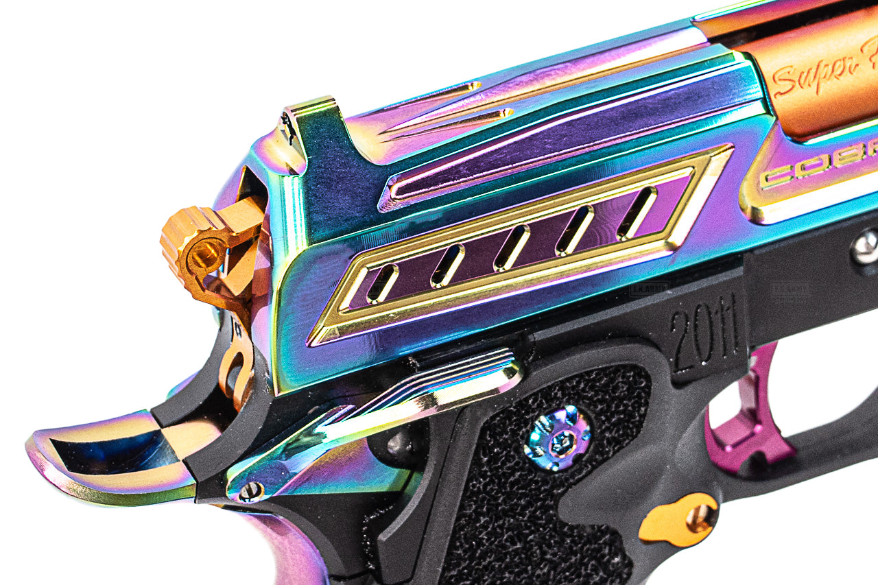LA Capa & Nexxspeed Rainbow SpeedQB 4.3" COBRA Hi-Capa GBB Pistol Airsoft ( JKTG Custom Made )