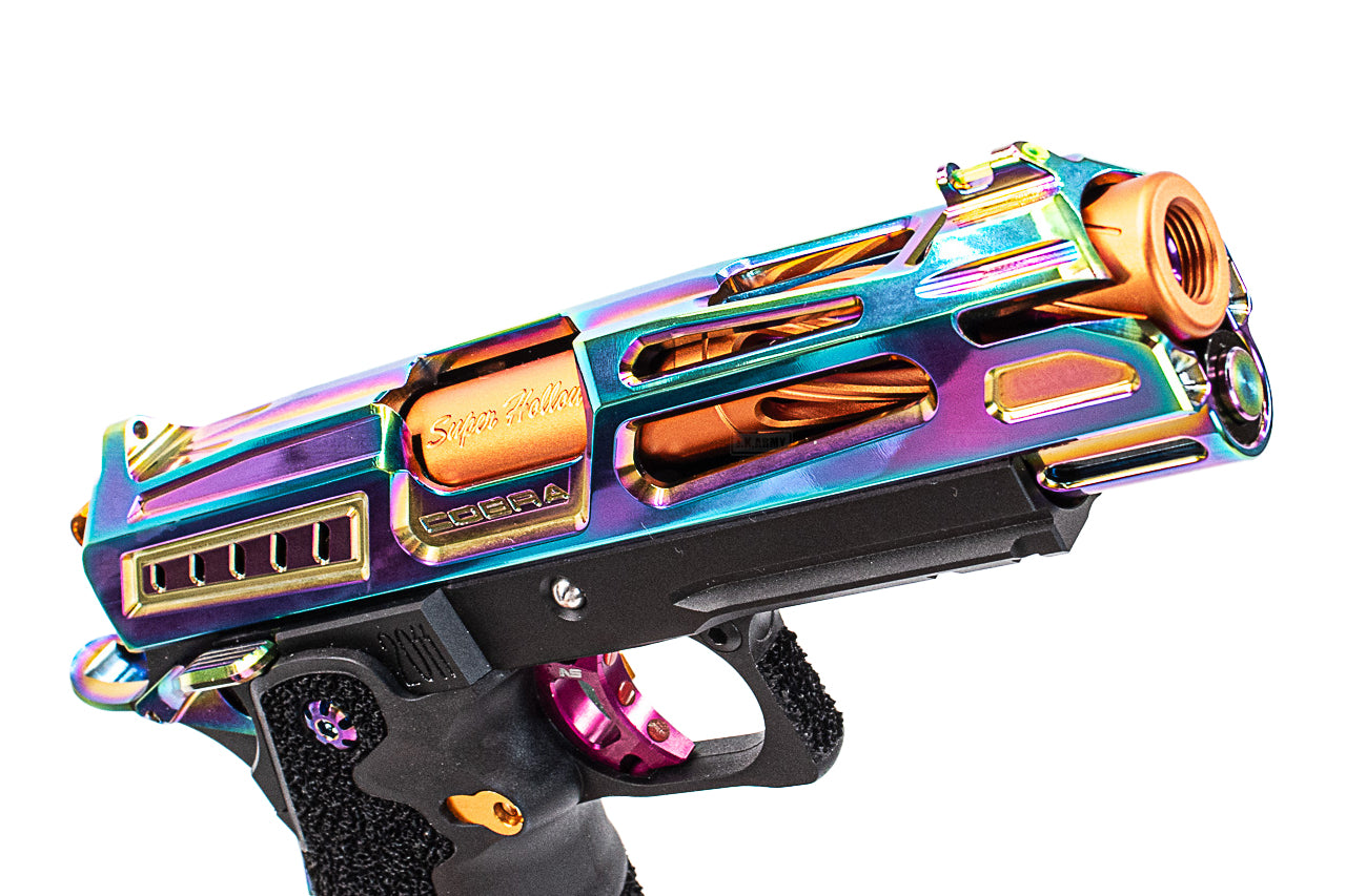 LA Capa & Nexxspeed Rainbow SpeedQB 4.3" COBRA Hi-Capa GBB Pistol Airsoft ( JKTG Custom Made )