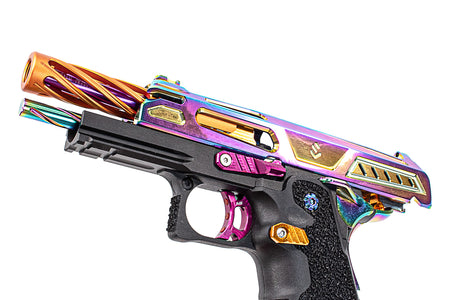 LA Capa & Nexxspeed Rainbow SpeedQB 4.3" COBRA Hi-Capa GBB Pistol Airsoft ( JKTG Custom Made )