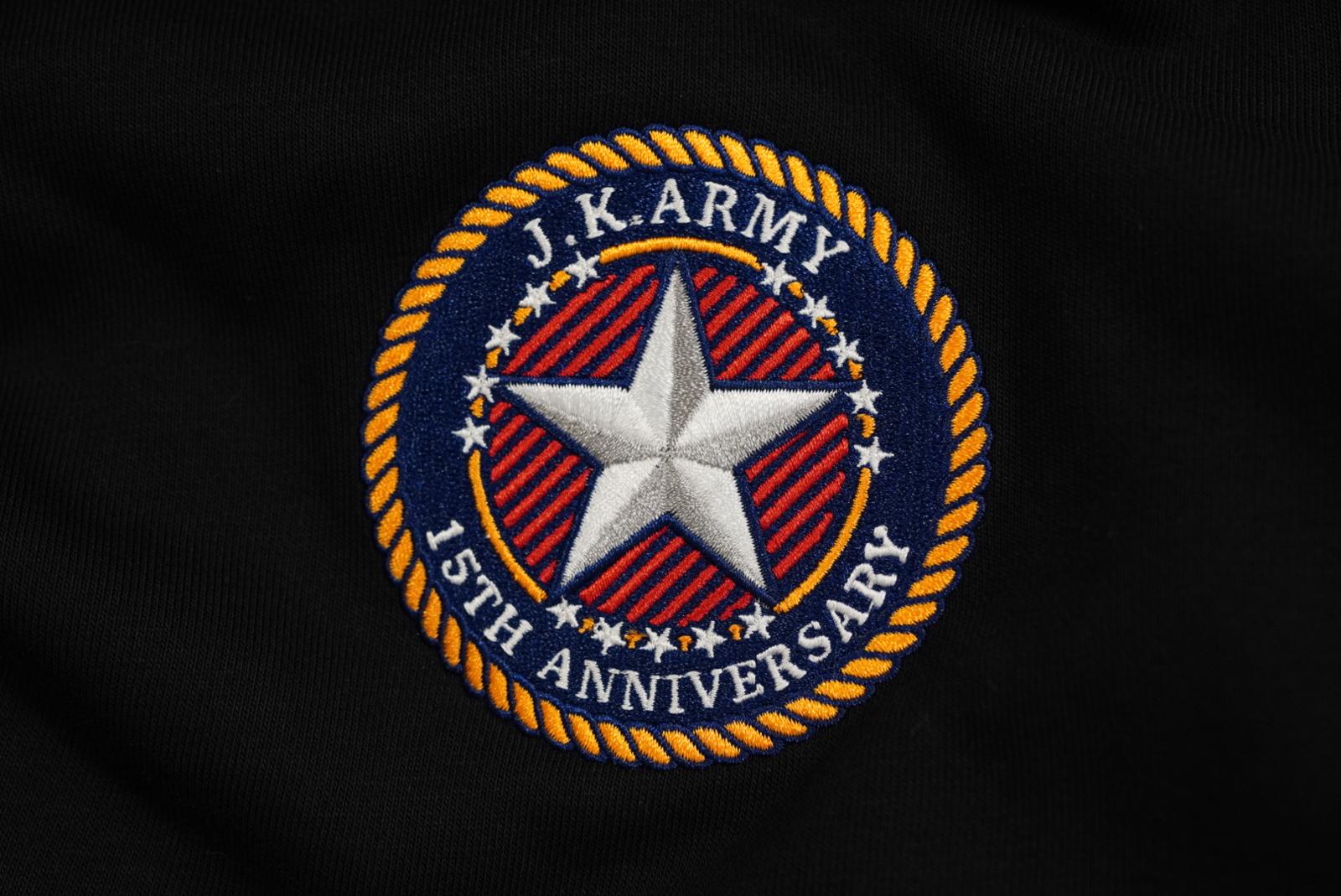 J.K.ARMY 15th Anniversary " Your Eternal Reinforcement " Hooded Sweatshirt ( Black )-XXXL