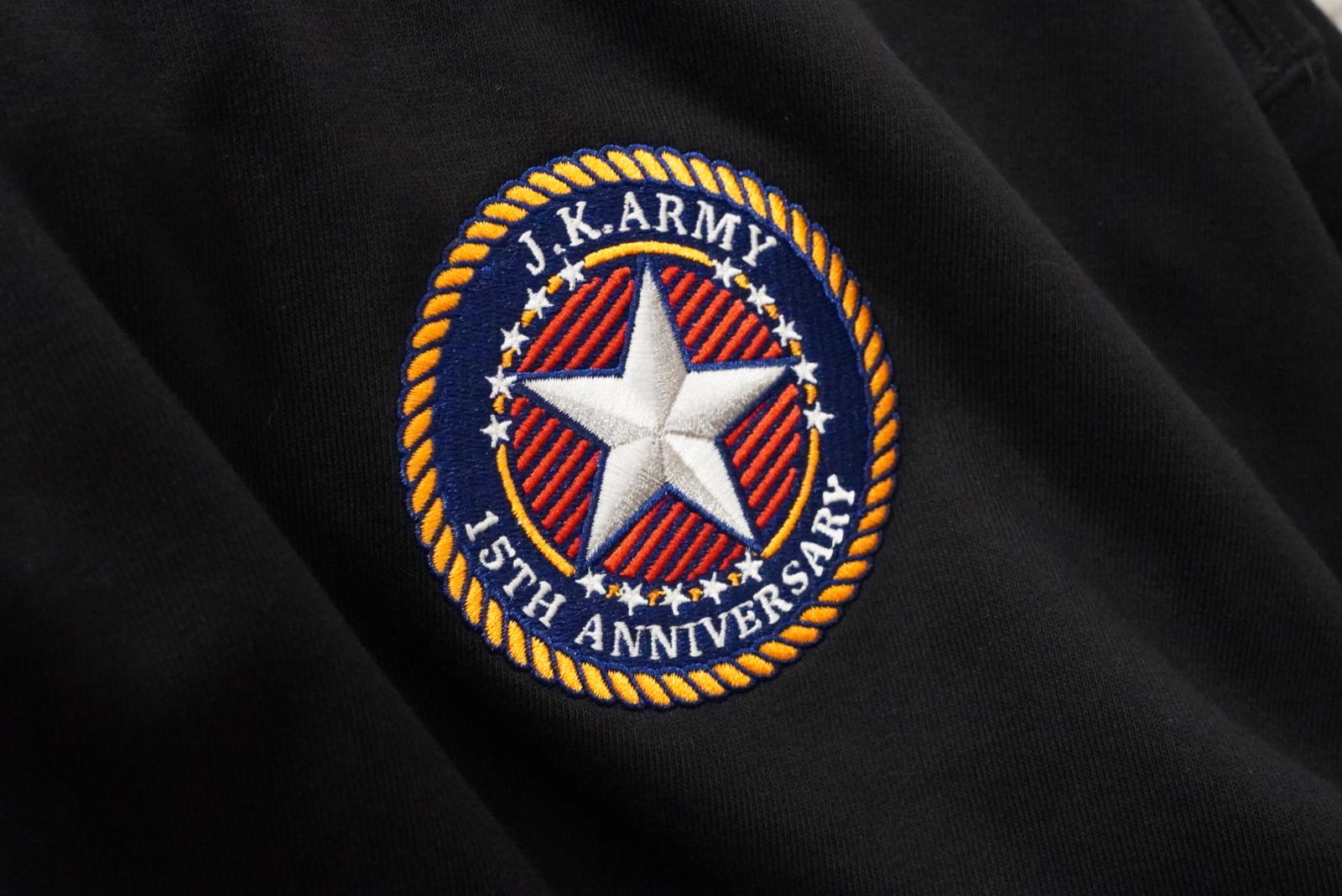 J.K.ARMY 15th Anniversary " Your Eternal Reinforcement " Hooded Sweatshirt ( Black )-XXXL