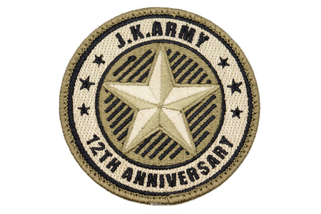 J.K.ARMY 12th Anniversary Patch ( Limited Edition )-Olive Drab