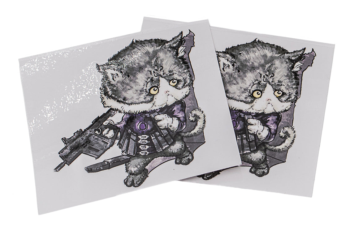 J.K.ARMY Prozi Cat Killer Style UV DTF Sticker ( 4pcs/Pack ) ( Free Shipping ) #jkarmycat #jkarmymeow #jkmeow