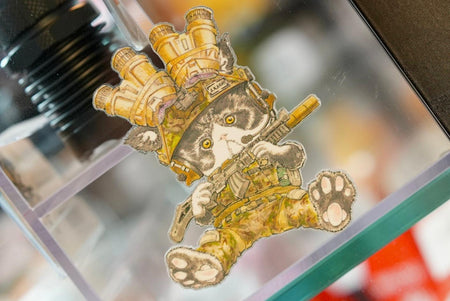 J.K.ARMY Prozi Cat Milsim Style Sticker ( 2pcs ) ( Free Shipping ) #jkarmycat #jkarmymeow #jkmeow