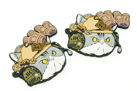 J.K.ARMY Prozi Cat Milsim Style A #MIL02 PVC Patch ( Free Shipping ) #jkarmycat #jkarmymeow #jkmeow