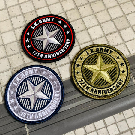 J.K.ARMY 12th Anniversary Patch ( Limited Edition )-Olive Drab