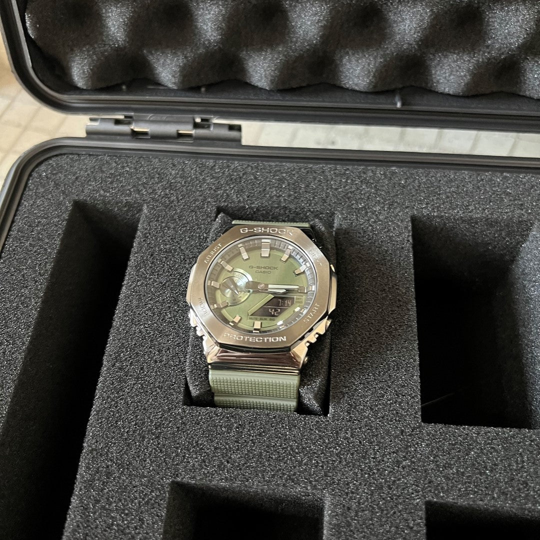 JK UNIQUE W06 Watch Case for up to 6 Watches ( Transport case , Waterproof ,  Lockable , Extremely Protected )