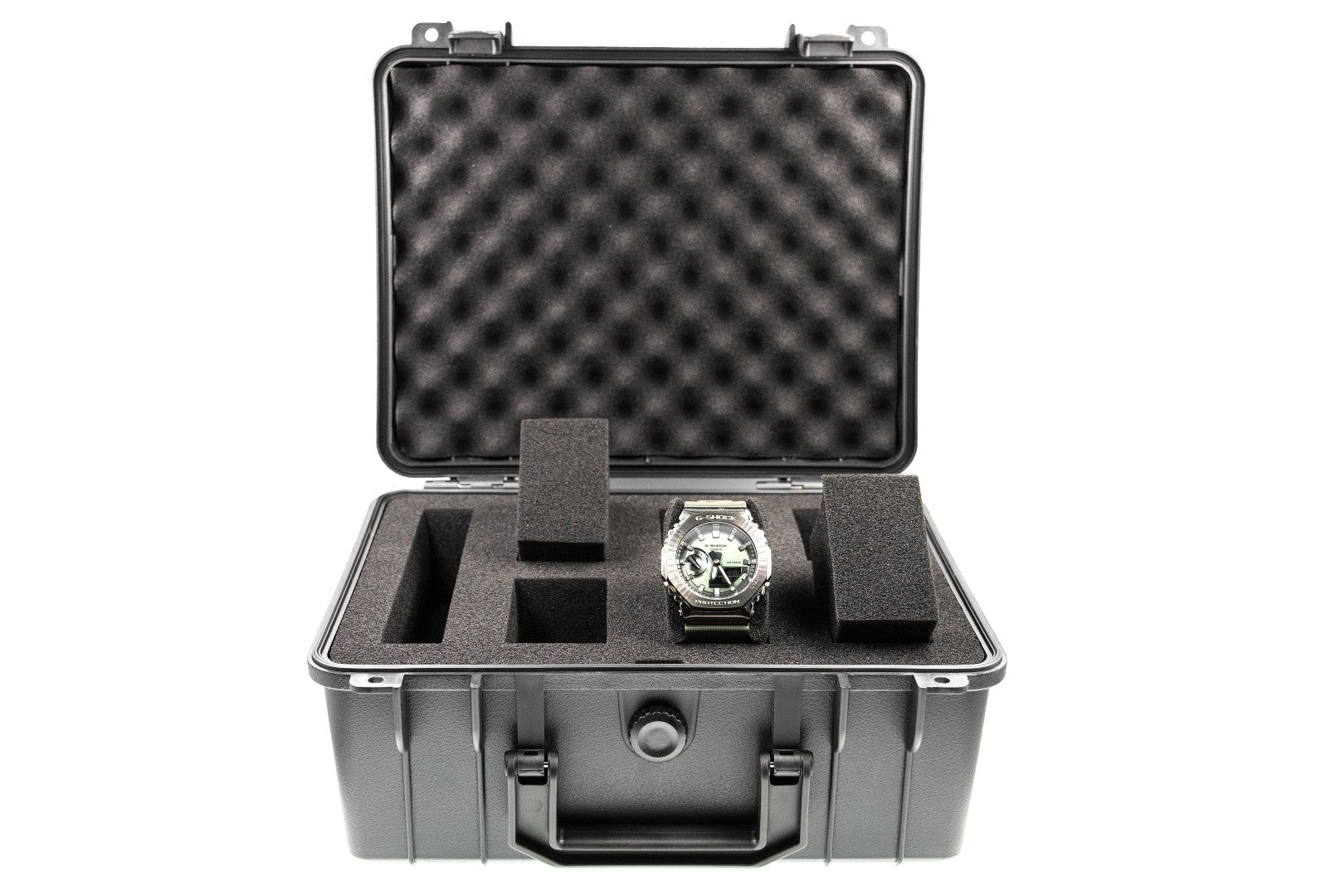 JK UNIQUE W06 Watch Case for up to 6 Watches ( Transport case , Waterproof ,  Lockable , Extremely Protected )