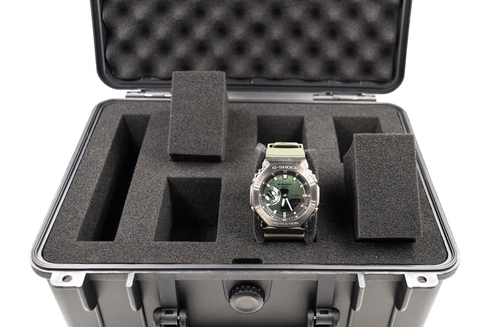 JK UNIQUE W06 Watch Case for up to 6 Watches ( Transport case , Waterproof ,  Lockable , Extremely Protected )