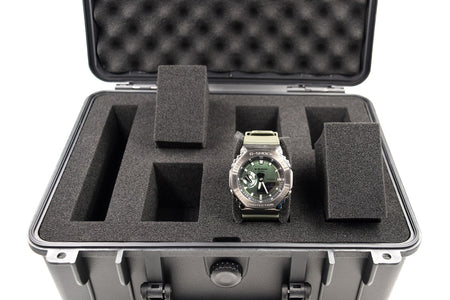 JK UNIQUE W06 Watch Case for up to 6 Watches ( Transport case , Waterproof ,  Lockable , Extremely Protected )