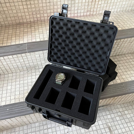 JK UNIQUE W06 Watch Case for up to 6 Watches ( Transport case , Waterproof ,  Lockable , Extremely Protected )