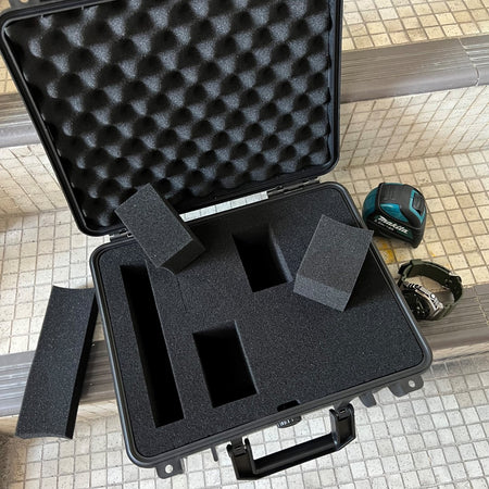 JK UNIQUE W06 Watch Case for up to 6 Watches ( Transport case , Waterproof ,  Lockable , Extremely Protected )