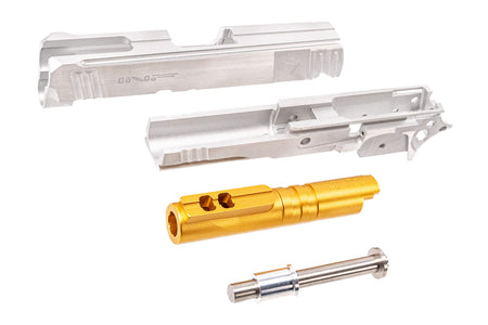 Bomber CNC Aluminum 3.9" INF Style SV Slide Kit For Marui TM Hi-Capa GBBP Series -Silver