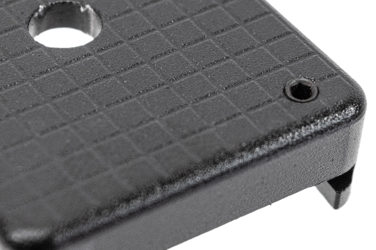 JLP Aluminum STD Style Magazine Base Plate For Marui TM Hi-Capa GBBP Series -Silver