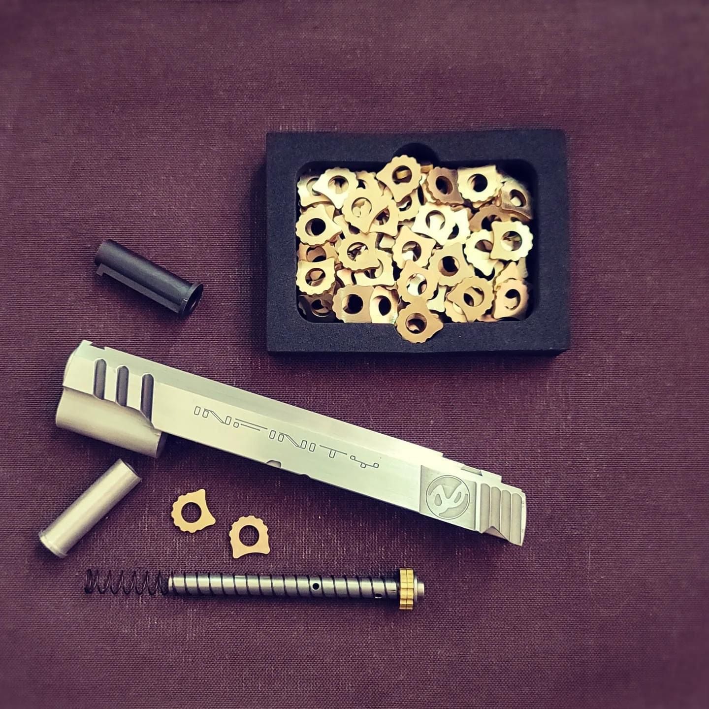 JLP Hard-Kick Recoil Buffer For Marui TM Hi-Capa / 1911 GBBP ( Brass )