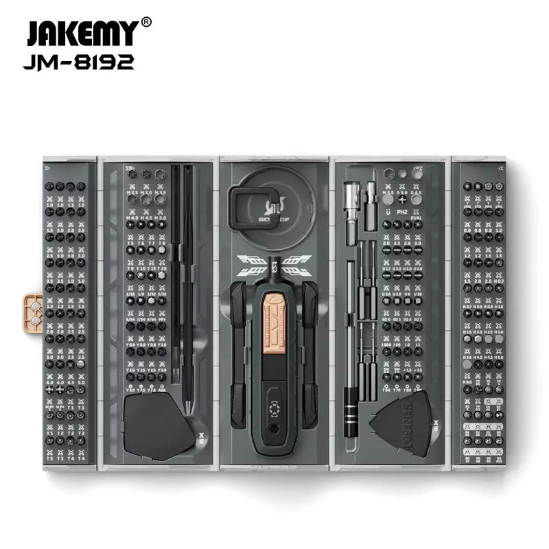 180 in 1 CR-V Professional Multi Functional Repair Tool Screwdriver Set ( JAKEMY JM-8192 )