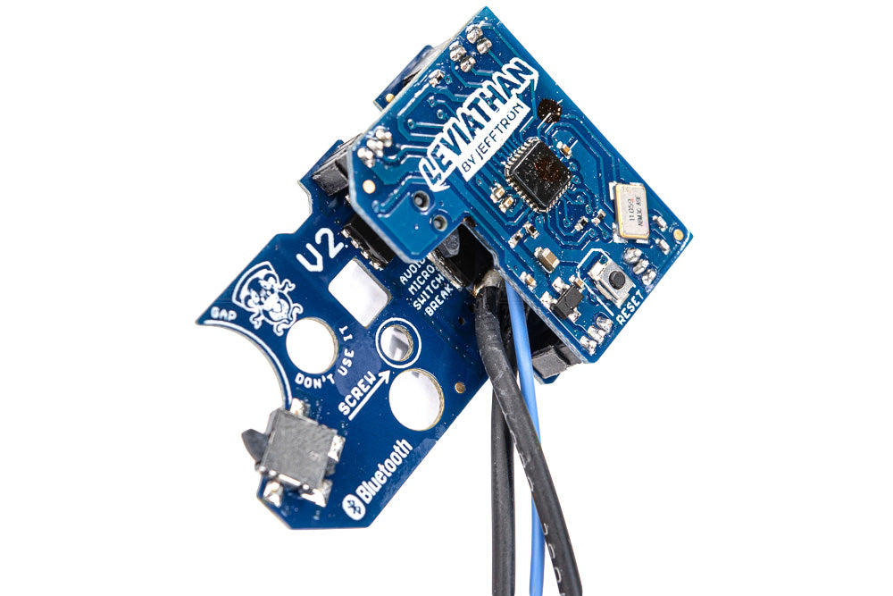 JeffTron Wiring to Stock Leviathan MOSFET for Version 2 Gearbox AEG ( With Curved CNC Trigger )-Red