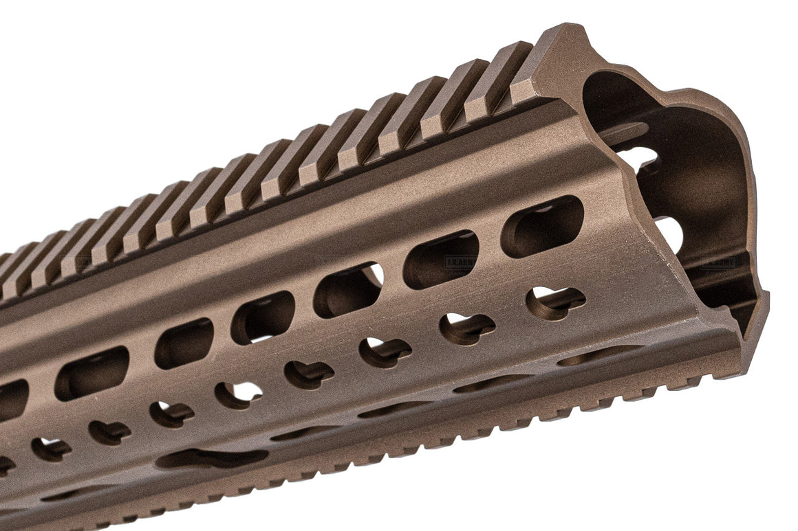 JWI G95 14 Inch QD HKEY Handguard Rail For UMAREX / VFC HK416D / A5 Airsoft Series ( DE )