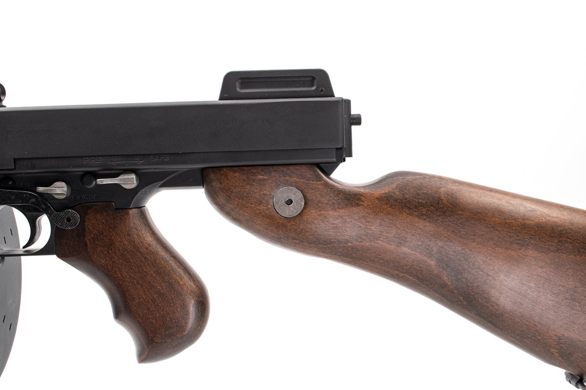 KING ARMS Thompson M1928 Military AEG Airsoft ( Real Wood )