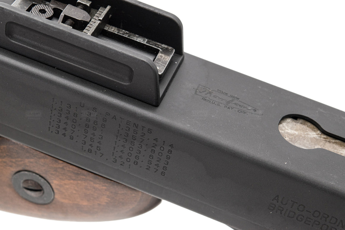 KING ARMS Thompson M1928 Military AEG Airsoft ( Real Wood )