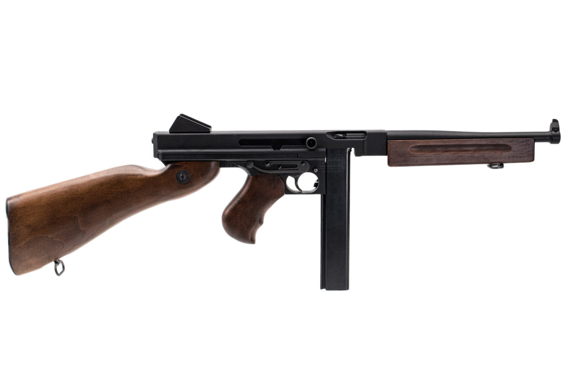 KING ARMS Thompson M1A1 Military AEG Airsoft ( Real Wood )