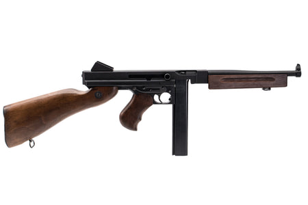KING ARMS Thompson M1A1 Military AEG Airsoft ( Real Wood )