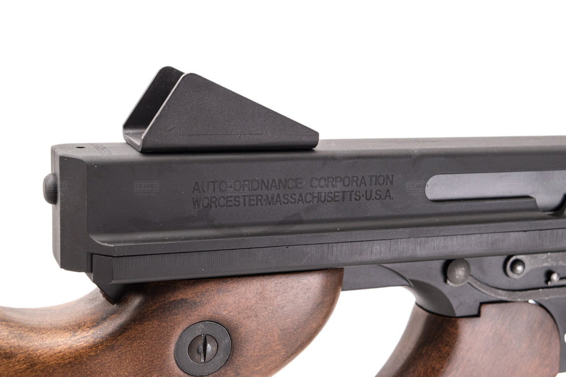 KING ARMS Thompson M1A1 Military AEG Airsoft ( Real Wood )