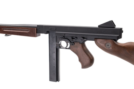 KING ARMS Thompson M1928 Military AEG Airsoft ( Real Wood )