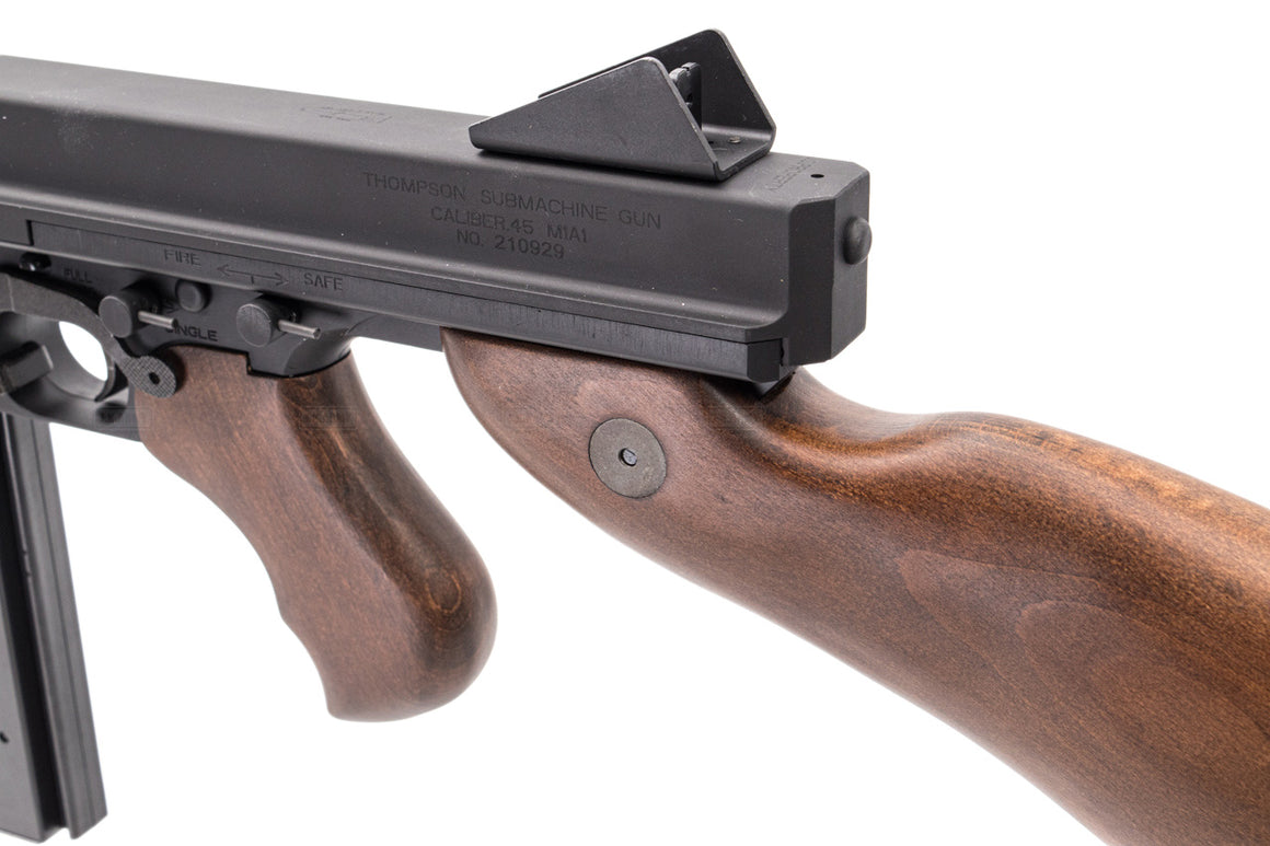 KING ARMS Thompson M1A1 Military AEG Airsoft ( Real Wood )