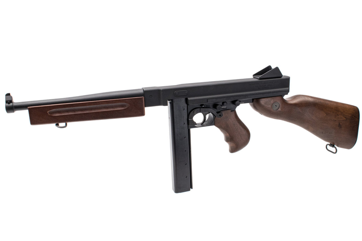 KING ARMS Thompson M1A1 Military AEG Airsoft ( Real Wood )