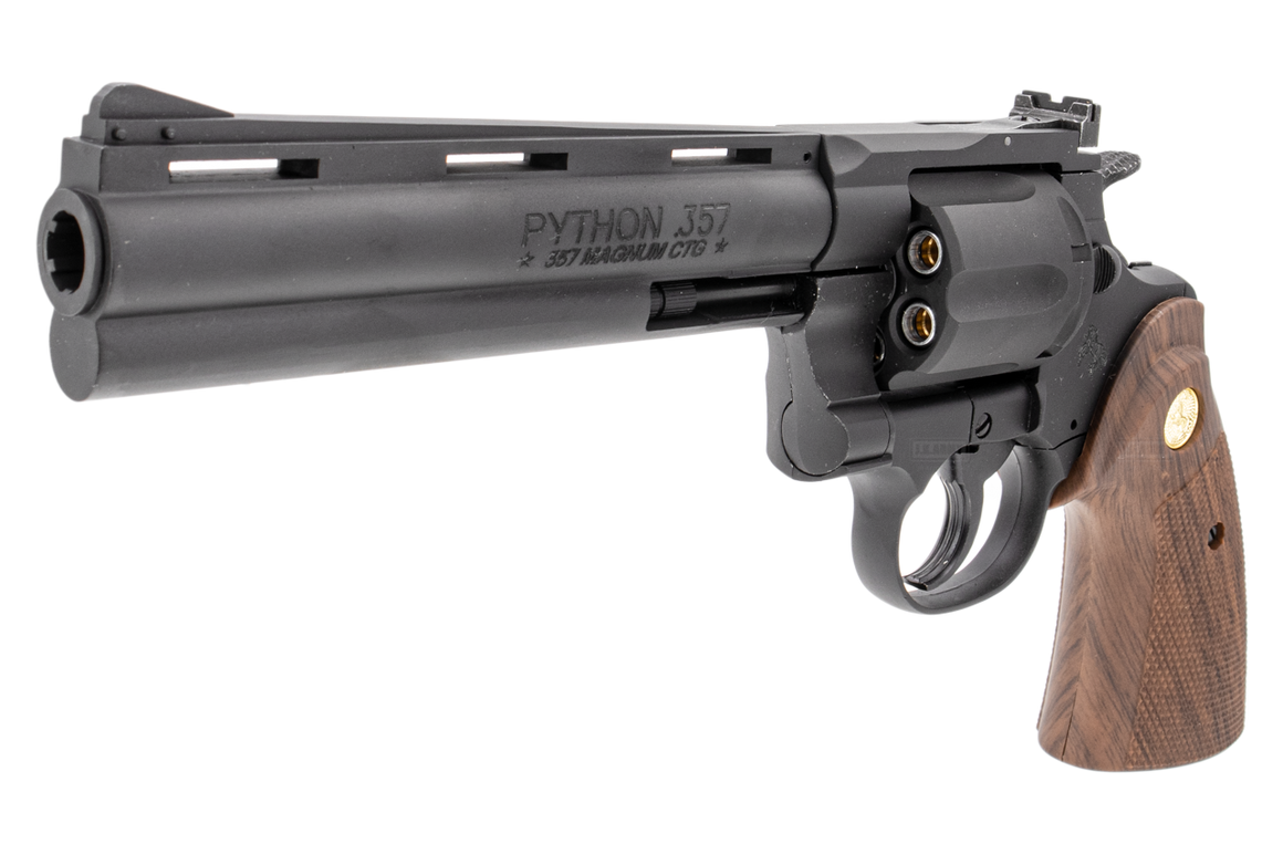 King Arms COLT Python .357 6" Colt Magnum Gas Revolver ( Black )