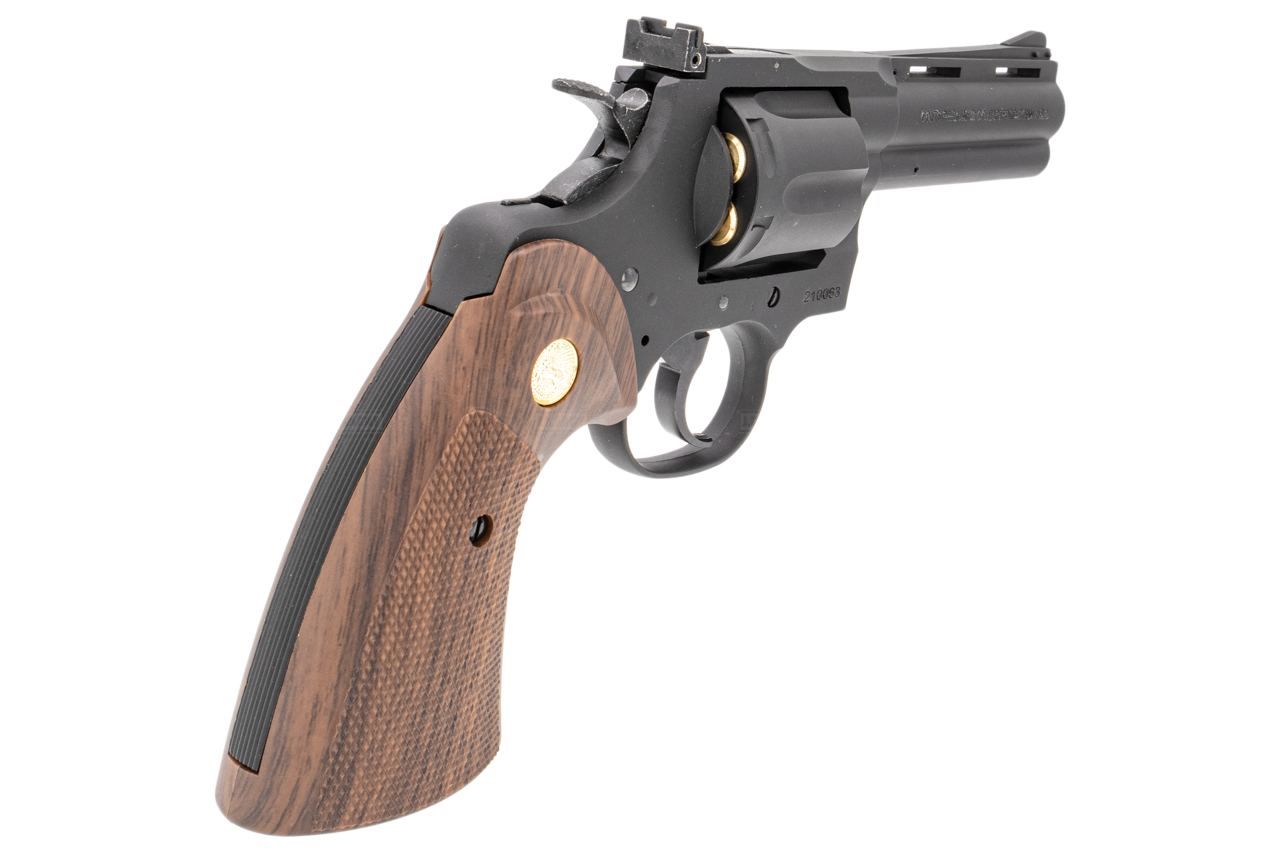 King Arms COLT Python .357 4" Colt Magnum Gas Revolver ( Black )