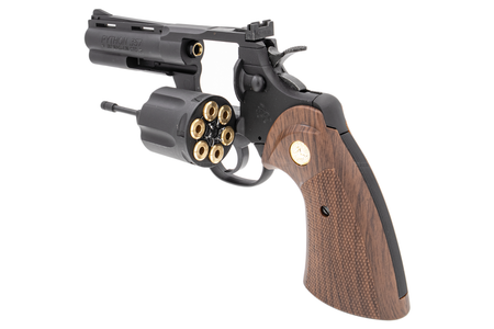 King Arms COLT Python .357 4" Colt Magnum Gas Revolver ( Black )