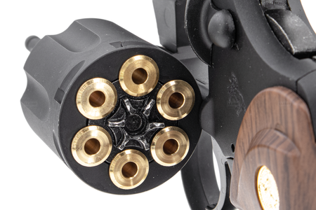 King Arms COLT Python .357 4" Colt Magnum Gas Revolver ( Black )