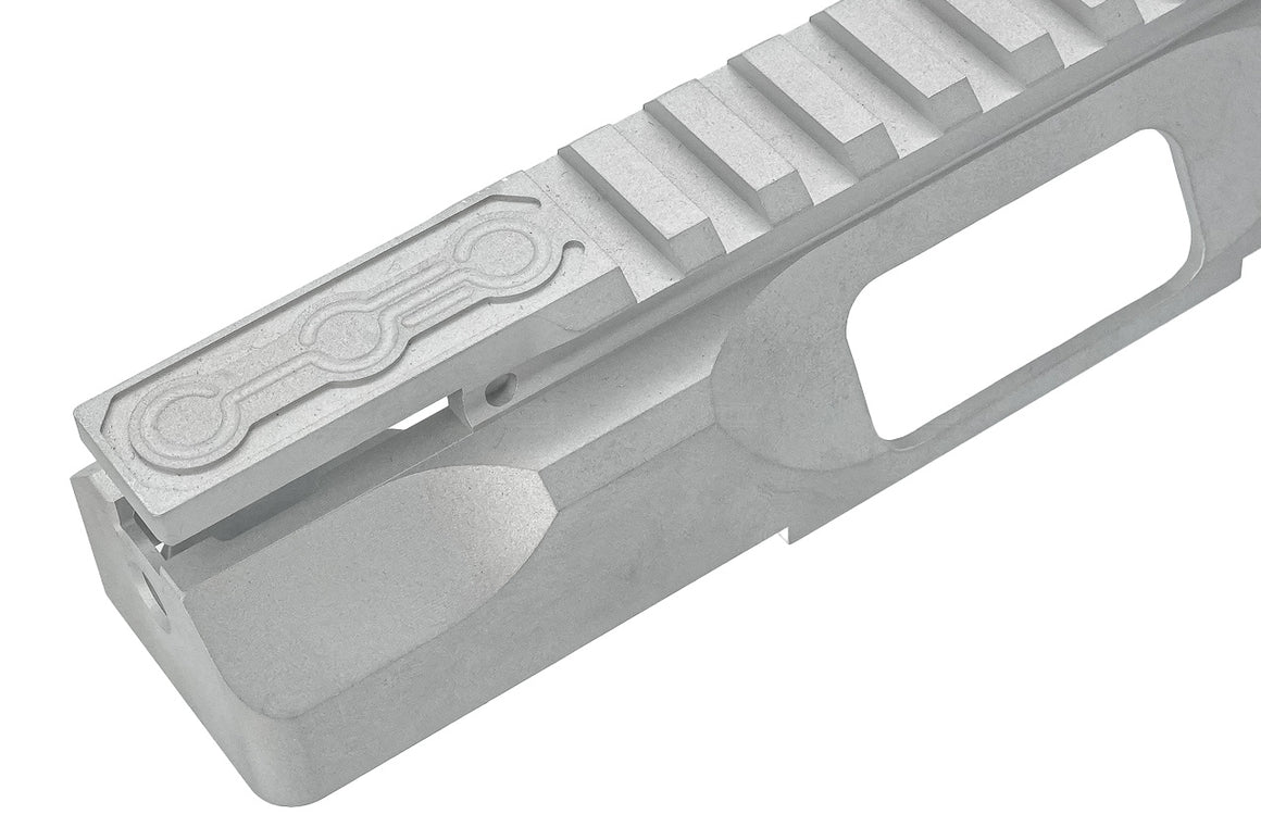 KCN CNC Aluminum Top Cover Set For KSC / KWA MP9 / TP9 GBB Series-RAW Edition