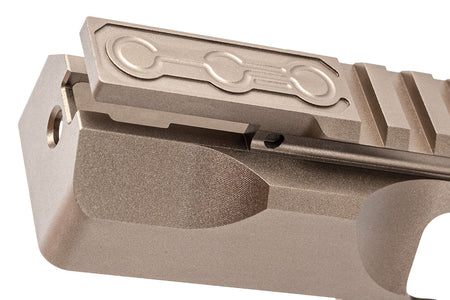 KCN CNC Aluminum Top Cover Set For KSC / KWA MP9 / TP9 GBB Series-RAW Edition