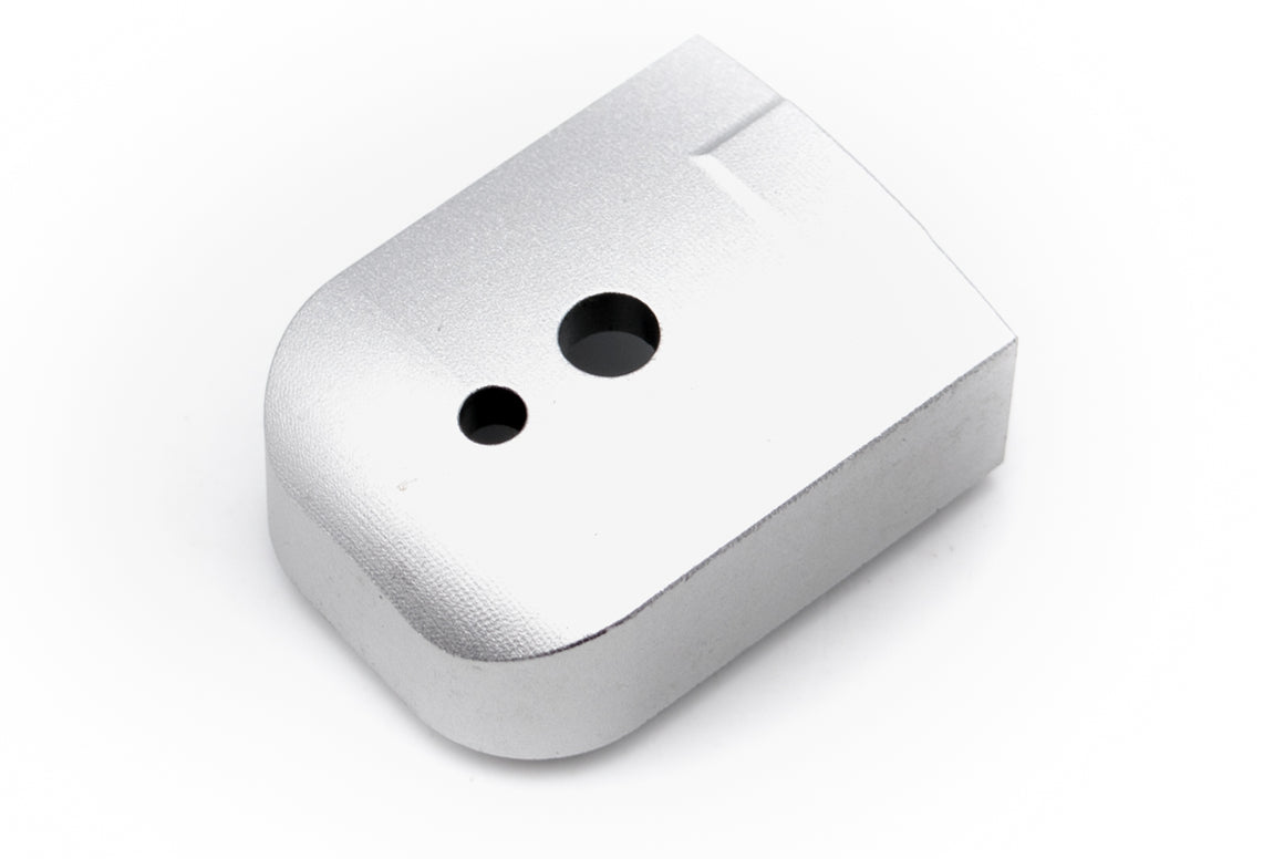 KF Airsoft Hi-Capa Mag Base for TM 5.1 / 4.3 ( Silver )