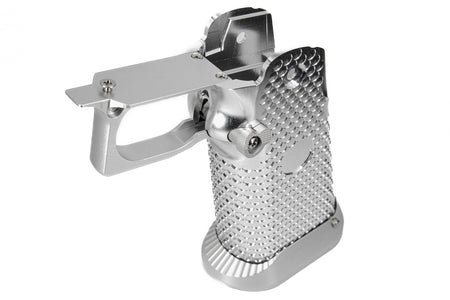 KF Airsoft CNC Aluminum Grip for Marui TM Hi-Capa GBB ( Silver )