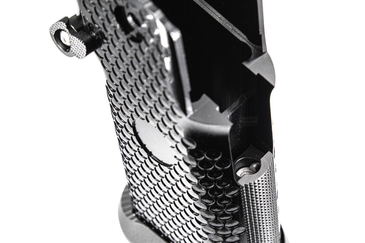 KF Airsoft CNC Aluminum Grip for Marui TM Hi-Capa GBB ( Black )