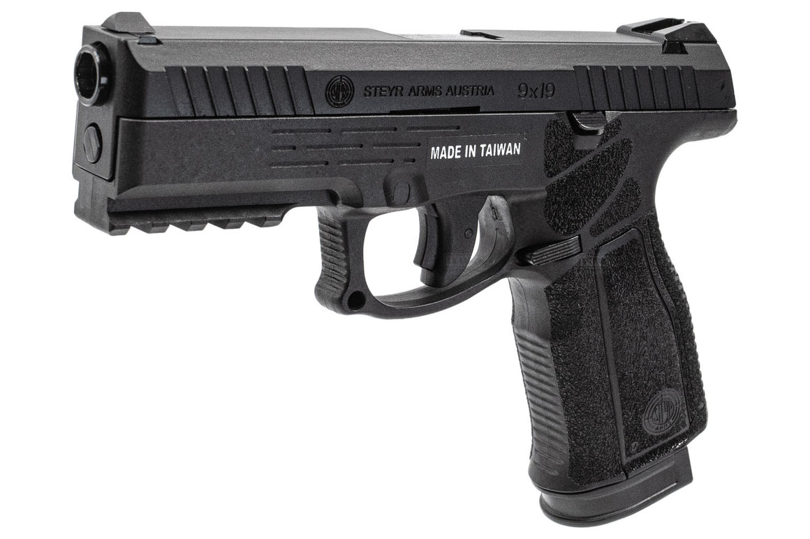 KJ Works STEYR ARMS L9A2 GBB Pistol Airsoft ( Black ) ( ASG Licensed )