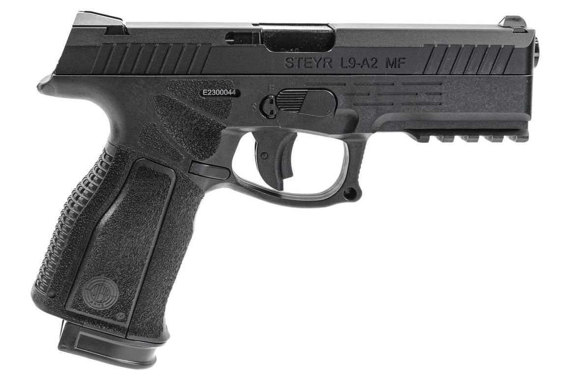 KJ Works STEYR ARMS L9A2 GBB Pistol Airsoft ( Black ) ( ASG Licensed )
