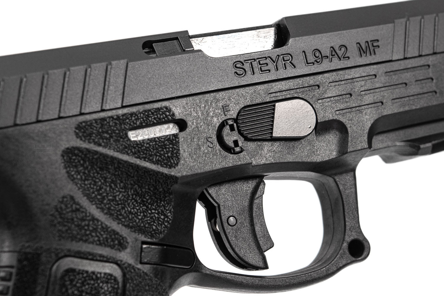 KJ Works STEYR ARMS L9A2 GBB Pistol Airsoft ( Black ) ( ASG Licensed )