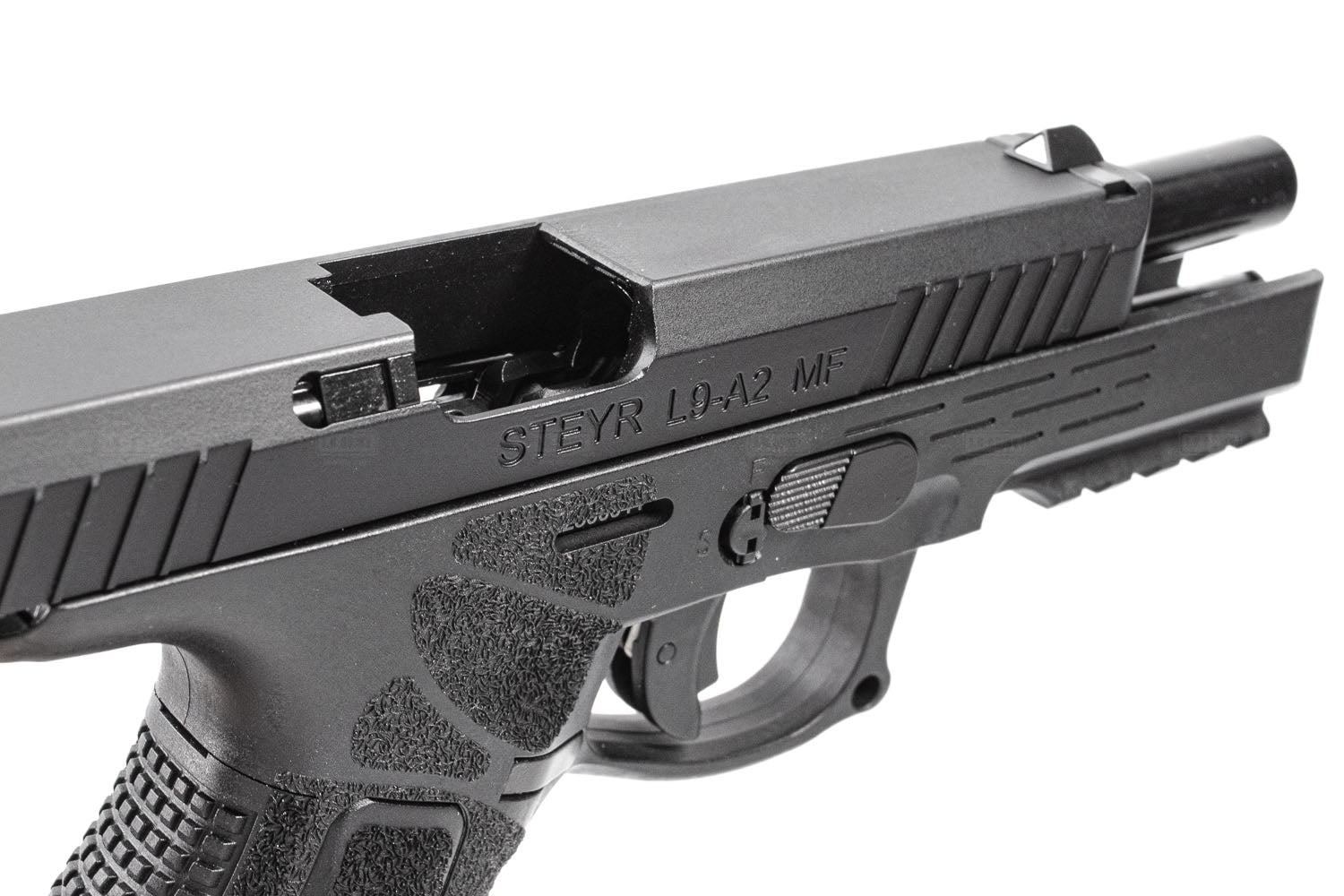 KJ Works STEYR ARMS L9A2 CO2 Pistol Airsoft ( Black ) ( ASG Licensed )