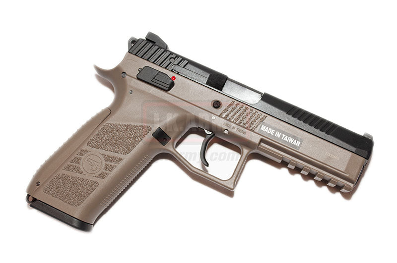 KJ Works CZ P-09 Duty CO2 Pistol - Tan ( ASG Licensed / Co2 Version )
