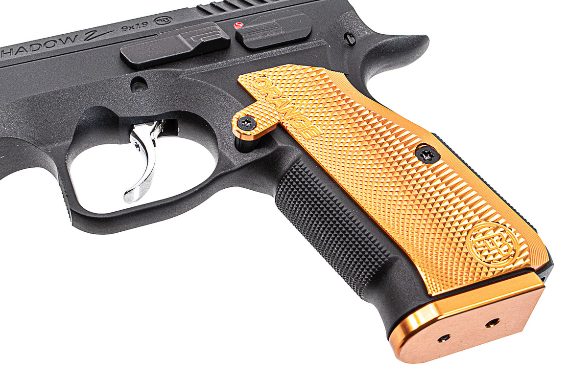 KJ Works ASG Licensed CZ Shadow 2 KP-15 GBB Pistol Airsoft ( Orange )