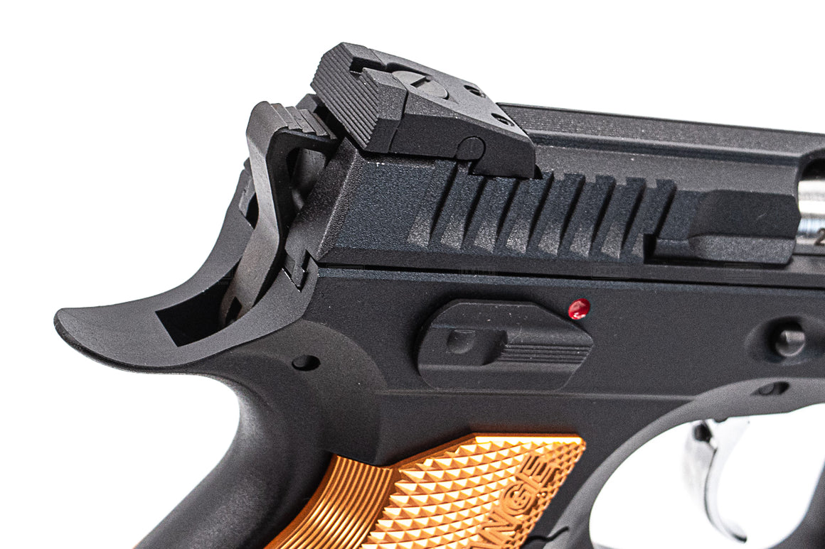 KJ Works ASG Licensed CZ Shadow 2 KP-15 GBB Pistol Airsoft ( Orange )